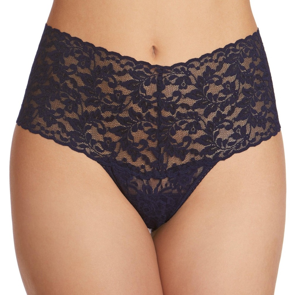 Retro Lace Thong